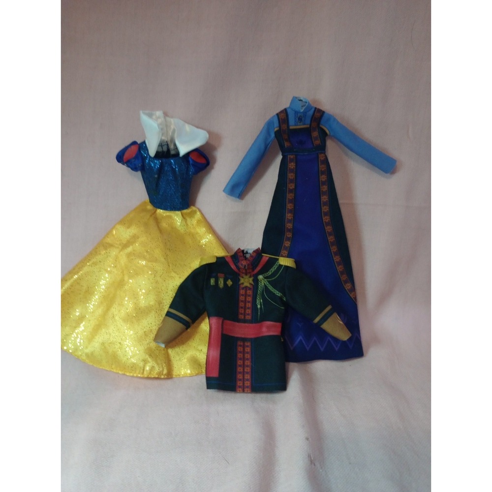 Disney Doll Clothes Lot Frozen 2 King Agnarr Queen Iduna Snow White Dress 12"